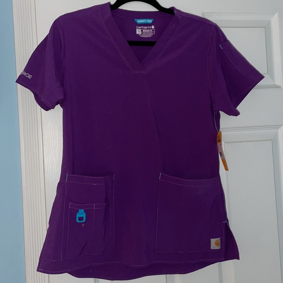 Carhartt Tops Nwt Two Carharttkoilite Scrub Shirts Sz S Poshmark